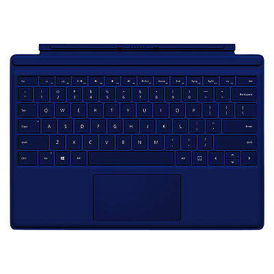 Microsoft Surface Pro Type Cover, Keyboard Cover for Surface Pro 4 Blue